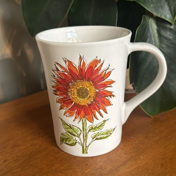 Room Creative “Red Sunflower” Coffee Mug! - Picture 1 of 5
